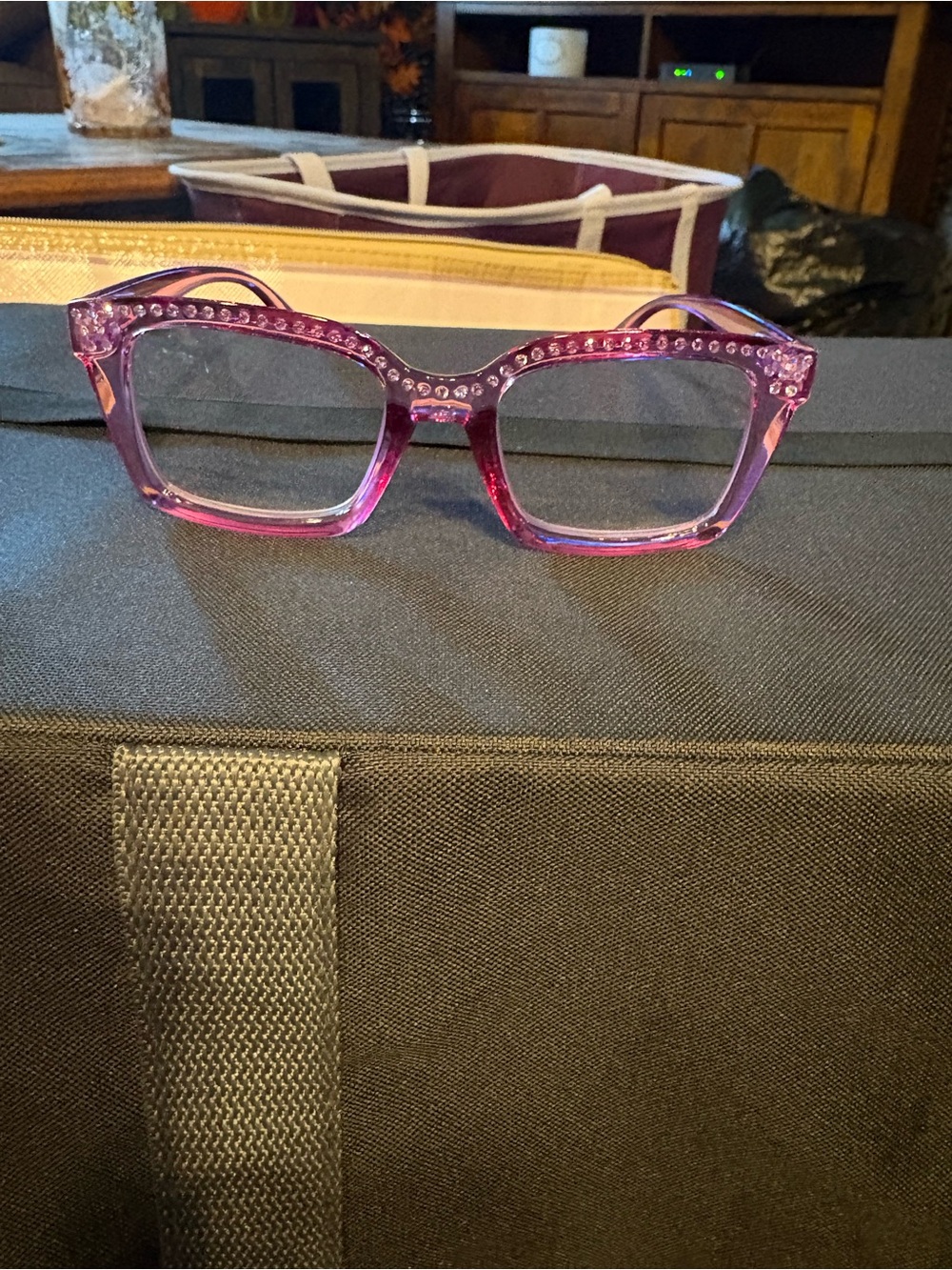 Kathy Levine Pink Readers with Rhinestones 2.0 Strength